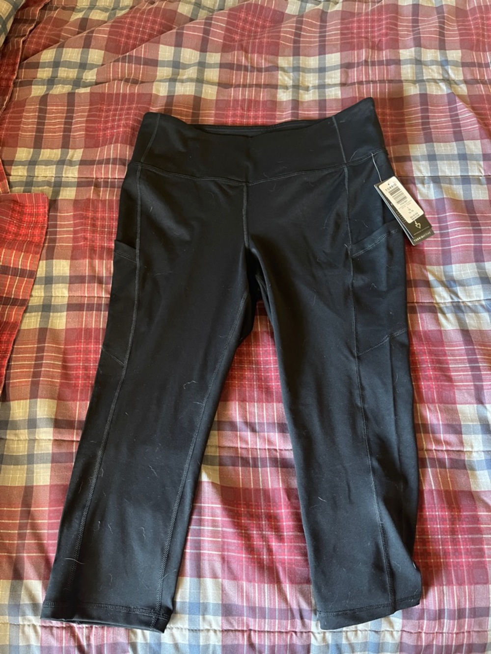 torrid Black Capri Leggings with Side Pockets